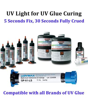 Mini UV Resin Flashlight - 365nm 405nm UV Light Curing Lamp for Crafts, Jewelry Making, and Nails - Buy Online on GoSupps.com