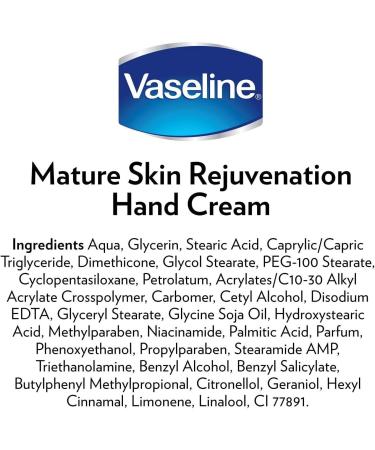 Vaseline Intensive Care Mature Skin Rejuvenation Hand Cream (3 Pack) 75 ml 75 ml (Pack of 3) - Buy Online on GoSupps.com