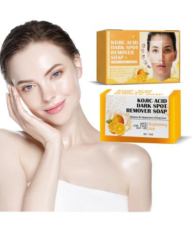 Kojic Acid Soap Kojic Soap Bar Skin Lightening Soap Bath Soap Fades Age Spots Freckles Rejuvenating for Dark Spots Patches Uneven Skin Tone