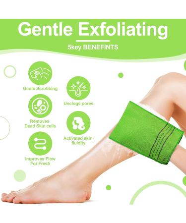 12 Pack Korean Peeling Gloves - Body Peeling Towels & Washcloths for Shower | Exfoliating Italy Cloths - Buy Online on GoSupps.com