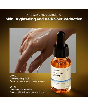 Botanical Brilliance Bakuchiol Serum - Anti-Aging & Texture Enhancer | 1 Fl.Oz | International Shipping Available - Buy Online on GoSupps.com