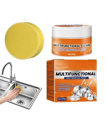 Rust Remover For Metal | Rust Remover For Stainless Steel And Metal Cleaner Household Kitchen Simple Safe And Effective Cookware Rust Removal Cleaner For Sinks Pots Faucets