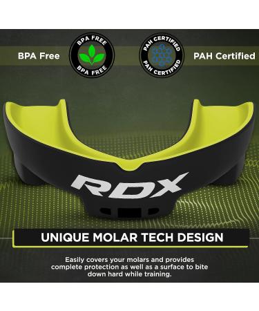 RDX Mouth Guard  Gum Shield  Mouth Guard for Boxing MMA Kickboxing Muay Thai  Mouth Protector with Storage Case  Mouth Protector Used in Hockey Judo Karate Rugby Football Soccer  Adult Above 12 Years Green Adult Above 12 Year - Buy Online on GoSupps.com