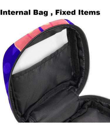 Portable Storage Bags for Women's Bandages & Menstrual Pads - Purple Mandala Design | Stylish & Functional for School & Office - Buy Online on GoSupps.com