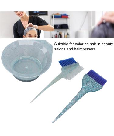 3-Part Professional Salon Hair Dye Set - Hairdresser Brush & Mixing Bowl for Home Use (Blue) - Buy Online on GoSupps.com