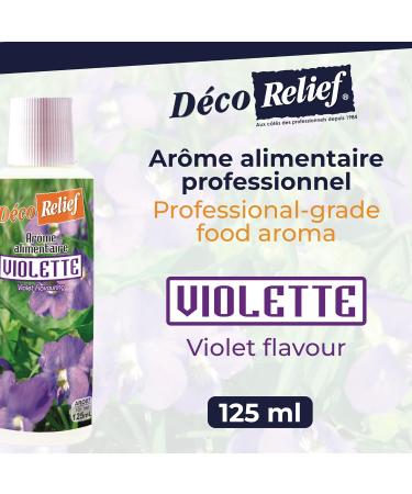 D co Relief - Purple Liquid Flavor 125ml - Pastry & Yogurt Maker Food Flavor - For Cakes Pastries Yogurts - Concentrated - Buy Online on GoSupps.com