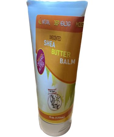 The Original CJ's BUTTer  All Natural Shea Butter Balm - Unscented  6 oz. Tube