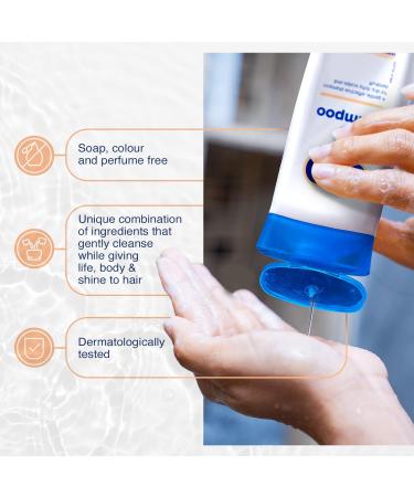 E45 Dermatological Dry Scalp Shampoo 200ml - Pro Vitamin B5 Hydrating Shampoo for Dry Scalp Relief - Anti Dandruff, Perfume Free - Buy Online on GoSupps.com