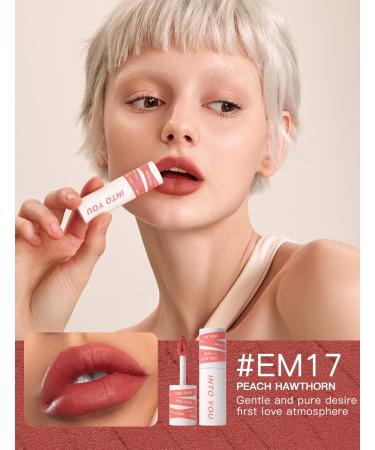 INTO YOU Matte Lipstick Lip Mud: Waterproof, Long-Lasting, Smudge-Proof Velvet Lip Stains - Multi-Purpose for Lip and Cheek - Non-Stick Cup, Fade-Resistant Lip Gloss - Makeup Cosmetics (EM17) - Buy Online on GoSupps.com