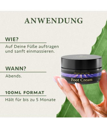 Revitalize Dry Feet with Vegan Foot Cream - Shea Butter Organic Aloe Vera Salicylic Acid - 100ml - Perfect for Cracked Heels & Calluses - Satin Naturel - Buy Online on GoSupps.com