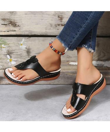 LFZHJZC Bunion Corrector Sandals for Women - Pain Relief & Foot Correction - Hallux Valgus Symptoms - Size 8.5 Black - Buy Online on GoSupps.com