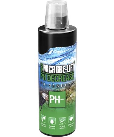 Microbe -Lift PH Decrease - 473 ml - Fast and safe pH reduction for freshwater aquariums including electrolytes to support water balance.Black 473ml (16oz)