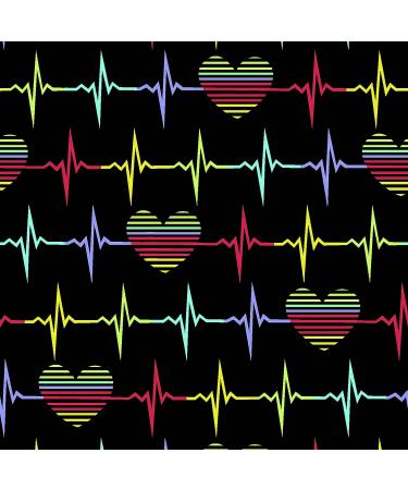 Stretchy Stethoscope Cover - Rainbow EKG Design - Universal Fit - Patented USA - 1 Pc - Buy Online on GoSupps.com