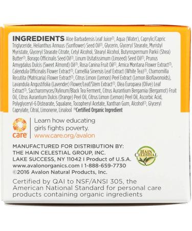 Avalon Organics Vitamin C Renewal Creme 2 oz - Brightening & Anti-Aging Moisturizer - Buy Online on GoSupps.com