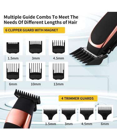 Professional Cordless Hair Clippers Set - Men's, Women's & Kids Trimmers | 4-Pack Barber Kit - Buy Online on GoSupps.com