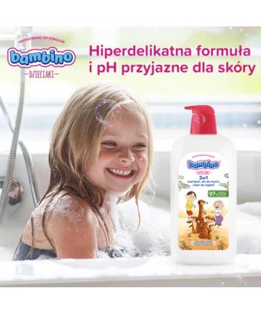 Beiersdorf AG Bambino Children 3in1 shampoo shower gel & bath Meerkat 1000 ml - Buy Online on GoSupps.com