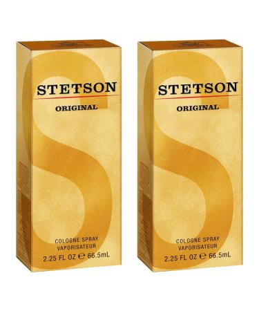 Stetson Original Cologne Spray for Men 2.25 Fl Oz Pack of 2