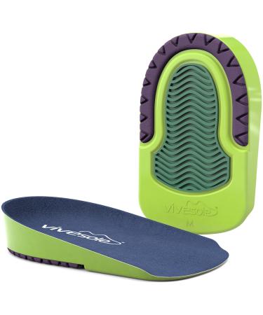 Gel Heel Cups for Pain Relief (Pair) - Heavy Duty Cushions for Plantar Fasciitis Achilles Tendonitis Bone Spurs Flat Feet - Shock Absorbing Pad Inserts for Shoes (Men 8.5-10.5 Women 9-12) Medium: Men s: 8.5 - 10.5 Women s 9 - 12