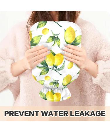 NAANLE Watercolor Heat Bottle with Cover - 2L Transparent Hot Water Bottle for Pain Relief & Warm Therapy | Large Bed & Hand Feet Warmer - Buy Online on GoSupps.com