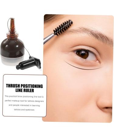 Healeved 4pcs String Ink Line Box Ink Line Ruler Brow Line for Women Eyebrow Drawing Line Mete Bottled Vial - Buy Online on GoSupps.com