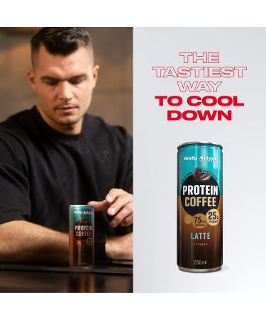 Body Attack Protein Coffee Latte - 12x250ml | Iced Coffee with 25g Protein & 75mg Caffeine | Refreshing Low-Fat 100% Arabica Coffee - Buy Online on GoSupps.com