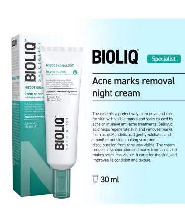Specialist Acne Marks Removal Night Cream - Advanced Salicylic Acid & Mandelic Acid Formula - Reduces Discoloration & Smooths Scars - 30ml International Shipping Available - Buy Online on GoSupps.com