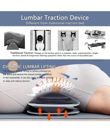 Buy Electrical Lumbar Traction Device | Back Massager with Airbags & Heat Therapy for Pain Relief - Buy Online on GoSupps.com