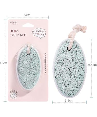 Shullin Nature Pumice Stone - Natural Foot Care & Pedicure Tool for Exfoliating Dead Skin Green Lavastein Scrub for Feet & Hands - Buy Online on GoSupps.com
