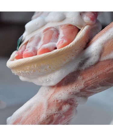 Natural Loofah Sponge - Exfoliating Body Scrubber & Dishwashing Pad (3 Pack) for Men & Women | Eco-Friendly Bath Accessory - Buy Online on GoSupps.com