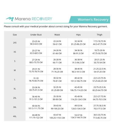 MARENA Recovery Mid-Calf-Length Girdle High-Back Stage 2 (Pull on) - Black Medium - Buy Online on GoSupps.com