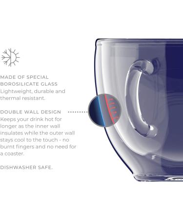 Lunae Luxury Coffee Hamper Gift Set | 2 x Cappuccino Cups | 3 x Artisan Coffees | 2-in-1 Coffee Scoop - Buy Online on GoSupps.com