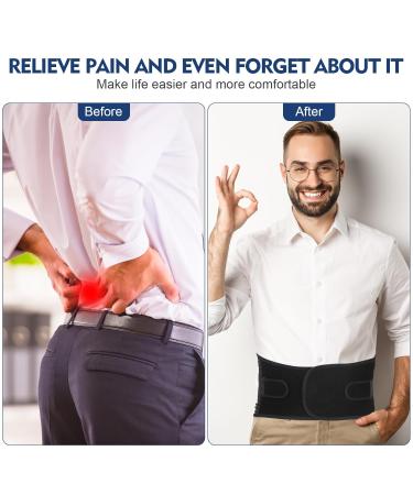 Adjustable Back Support Brace for Men & Women - Relief for Lower Back Pain - XL Size with Lumbar Pad - Buy Online on GoSupps.com