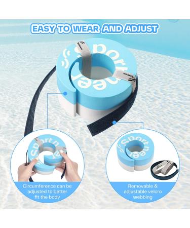 Buy Foam Swimming Cuffs - Water Aerobic Rings with Velcro | Ankle Weights & Arm Belts for Pool Fitness | International Shipping - Buy Online on GoSupps.com