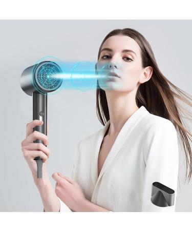 hair dryer Hair Salon Blowing High-power household hair dryer hair salon negative ion hair dryer constant temperature of 134.6 no damage to hair Uniform heat distribution (Gray) - Buy Online on GoSupps.com