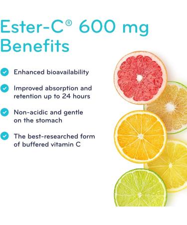 Ester C 600mg +Bioflavonoids (120Capsules) Brand: Sisu - Buy Online on GoSupps.com