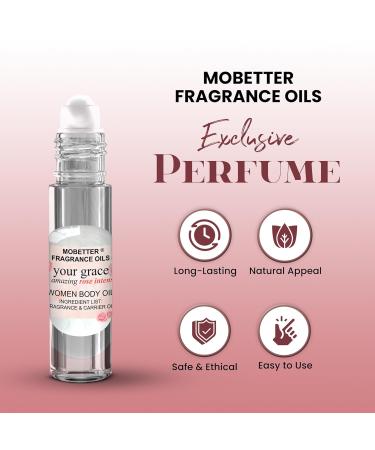 MOBETTER FRAGRANCE OILS Your Grace is Amazing Rose Intense Fragrance Body Oil for Women - Buy Online on GoSupps.com