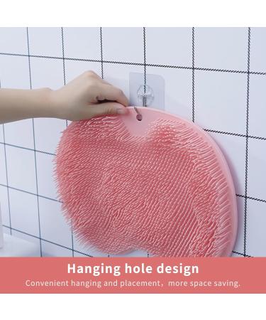Giugio Non-Slip Silicone Massage Pad - Back Scrubber & Foot Brush with Suction Cup | Exfoliating Shower Massager (Green) - Clean Exfoliate & Massage - Buy Online on GoSupps.com