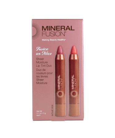 Mineral Fusion Twice As Nice, Sheer Moisture Lip Tint Duo