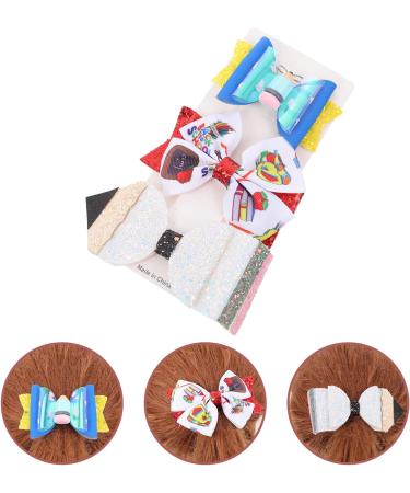ABOOFAN Girls Hair Bow Set - Back to School Bowknot Hair Clips for Little Girls & Women - Buy Online on GoSupps.com
