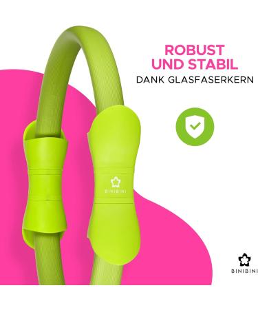 Buy Binibini Pilates Ring Set - Complete 5-Part Home Fitness Set with Pilates Ball Fitness Straps & Terra Bands for Optimal Health & Strength Training - Buy Online on GoSupps.com