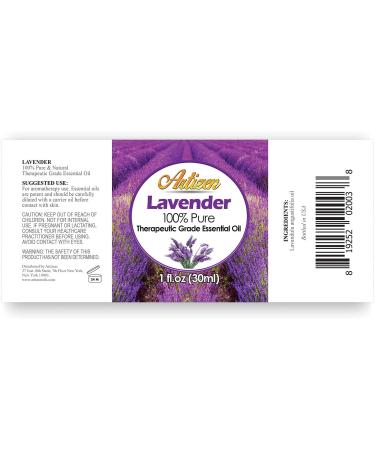 Artizen Lavender Essential Oil 30ml - 1 Fluid Ounce (1 Fl Oz) | Pure and Natural Aromatherapy Oil - Buy Online on GoSupps.com