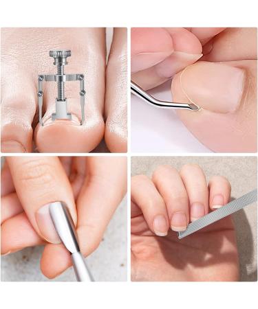 Senior Toenail Clippers - 8PCS Sharp Curved Blade for Thick Nails | Heavy Duty Professional Nail Cutter with Catcher - Buy Online on GoSupps.com