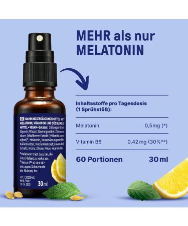 Braineffect Sleep Spray Strong - Original Melatonin Spray | 240 Days Supply | Sugar-Free Mint & Lavender Blend | Natural Sleep Aid with Ashwagandha - Buy Online on GoSupps.com