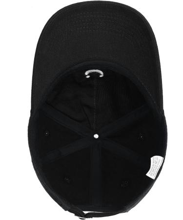 Zando Unisex Smiley Face Baseball Cap - Embroidered Adjustable Hat for Men and Women - Black - Buy Online on GoSupps.com