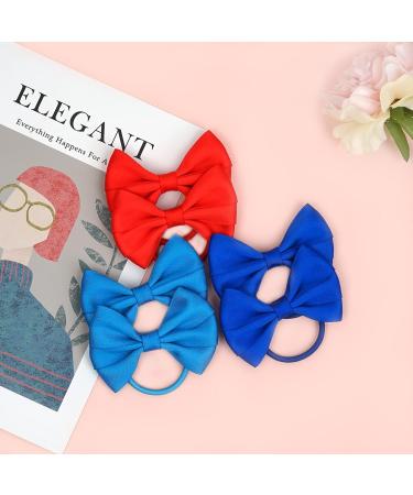 JOYOYO 40 Pcs Hair Bobbles for Girls - Medium 3 Inch Ponytail Holders, Hair Bows, and Ties - Strong Bands for Little Girls - Multi-colored - Buy Online on GoSupps.com