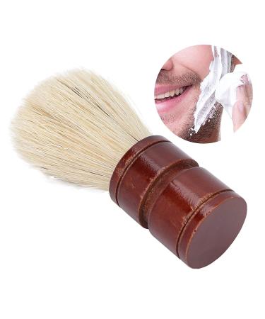 Ergonomic Razor Brush for Men | Portable Wooden Shaving Brush for Salon-quality Mustache Styling - Buy Online on GoSupps.com