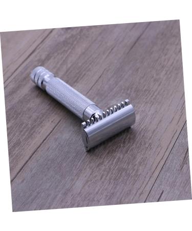 Fomiyes Double Razor - Men's Wooden Safety Razor for Home Use | Premium Steel Shaver - Buy Online on GoSupps.com
