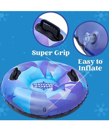 JOYIN 34 Inches Inflatable Snow Tubes (2 Sets) - Heavy Duty Sled for Kids and Adults - Buy Online on GoSupps.com