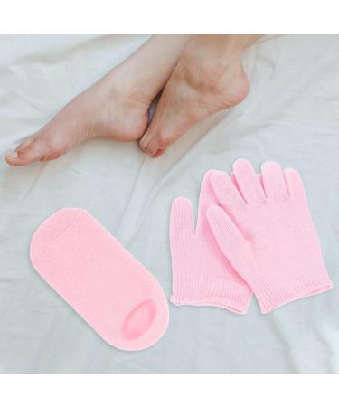 Healvian Gel Socks Moisturizing Socks and Gloves Gel Spa Moisturizing Sock and Gloves Hands Feet Skin Care Hands Spa for Repairing Dry and Chapped Skin Hand Lotion Gloves - Buy Online on GoSupps.com