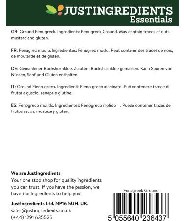 JustIngredients Essentials Fenugreek Ground 1 kg - Premium Quality Spice | Pack of 1 - Buy Online on GoSupps.com